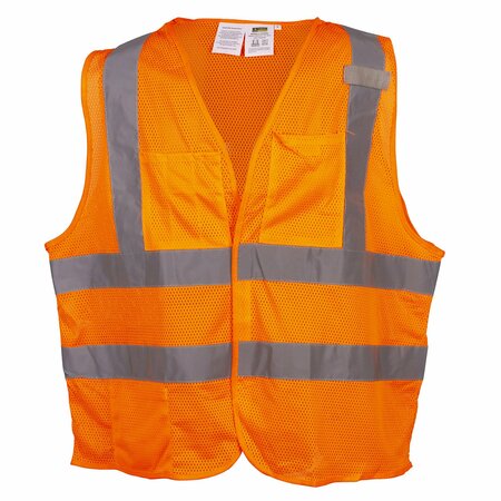 CORDOVA Safety Vest, COR-BRITE, Type R, Class 2, FR, Orange, 2XL V230PFR2XL